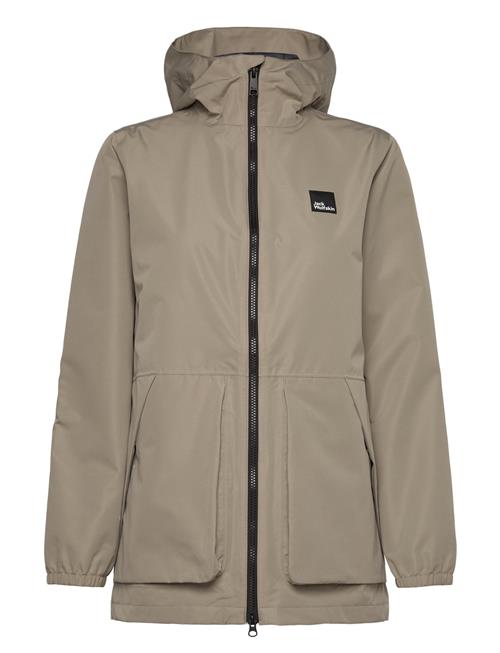 Terraview 2L Parka W Jack Wolfskin Beige