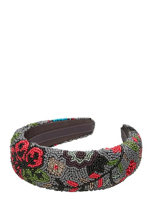 Bromflora Wide Beaded Hairbrace Becksöndergaard Patterned