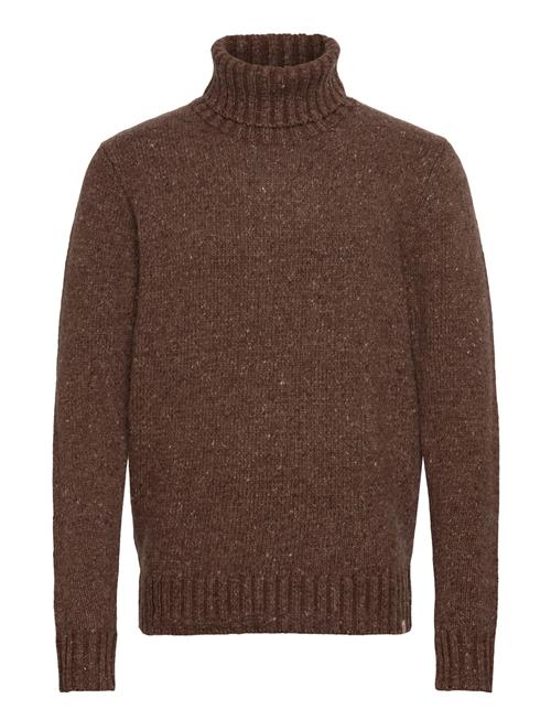 High Neck Knit Sweather Revolution Brown