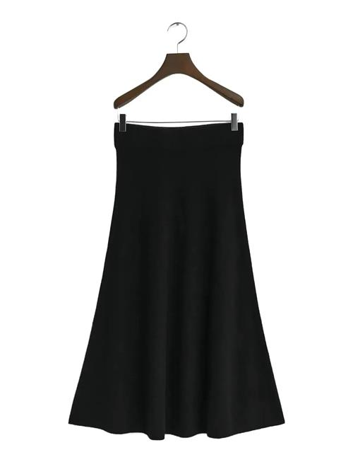 Superfine Lambswool Skirt GANT Black