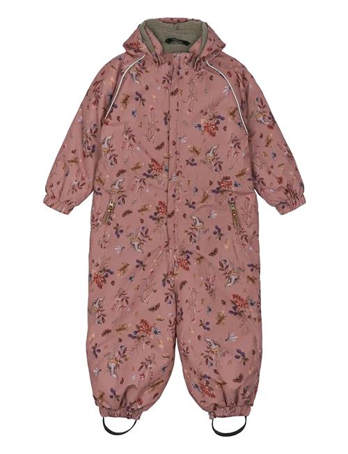 Polyester Junior Suit - Aop Floral Mikk-line Pink