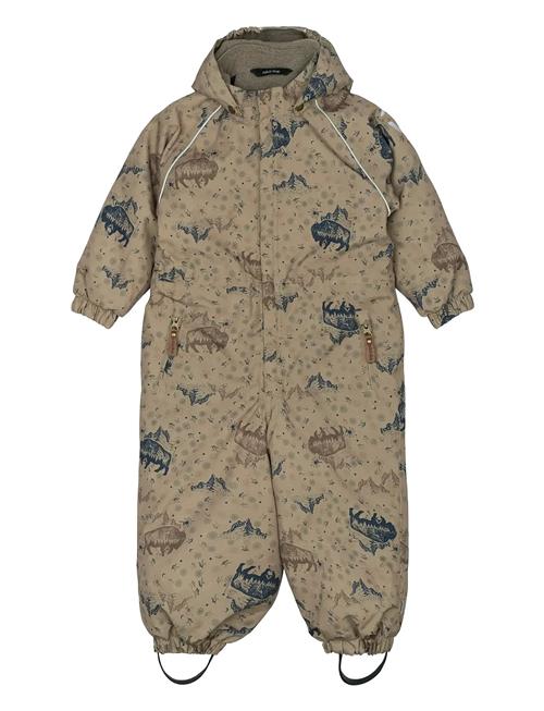 Polyester Junior Suit - Aop Forrest Mikk-line Brown