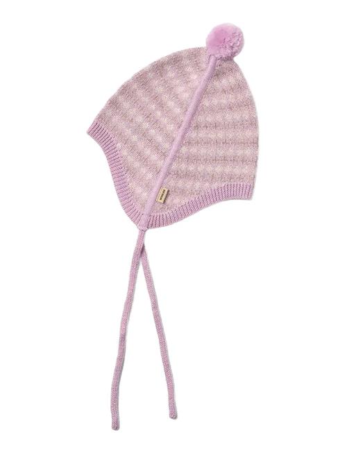 Knit Bonnet Liro Wheat Pink