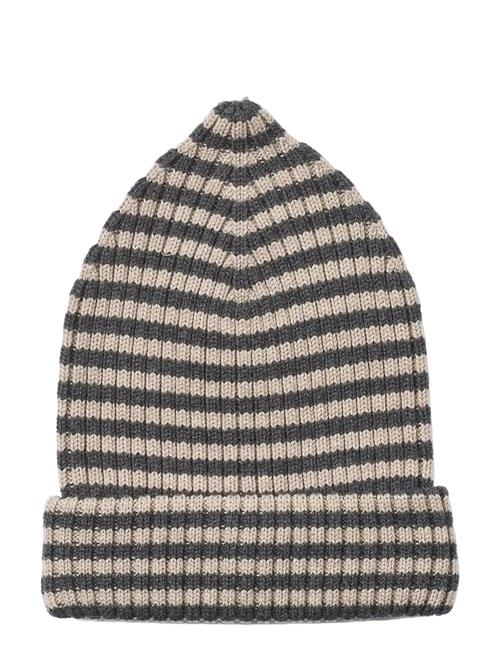 Beanie Topper Wheat Grey
