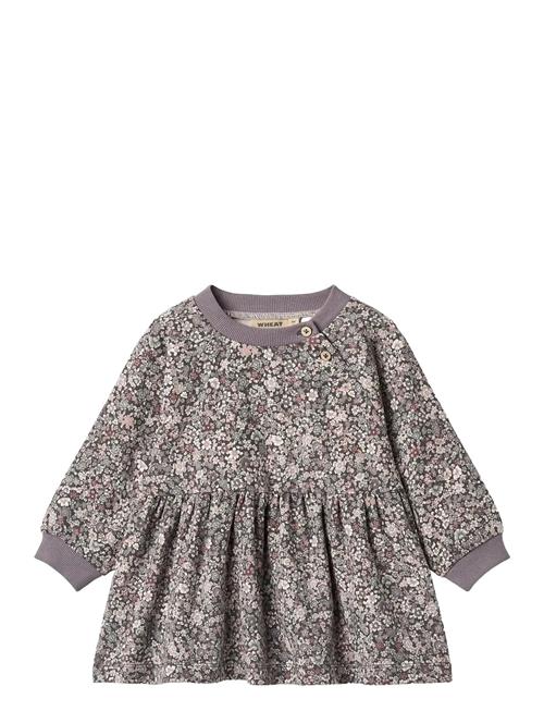Jersey Dress L/S Dorthea Wheat Patterned