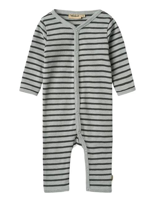 Jumpsuit L/S Dusty Wheat Blue