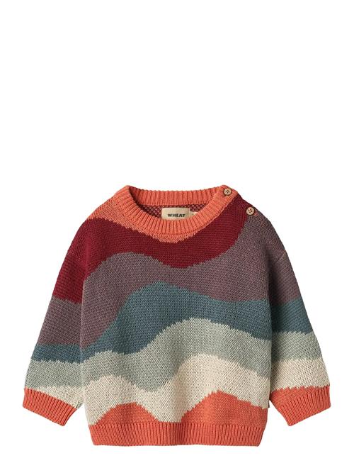 Jaquard Pullover Knud Wheat Red