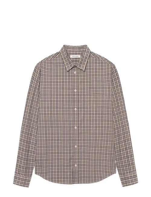 Wwcarter Shirt Check 25115 WOOD WOOD Beige