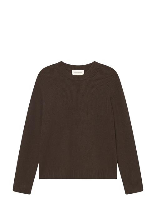 Wwmorten Crew Neck 25195 WOOD WOOD Brown