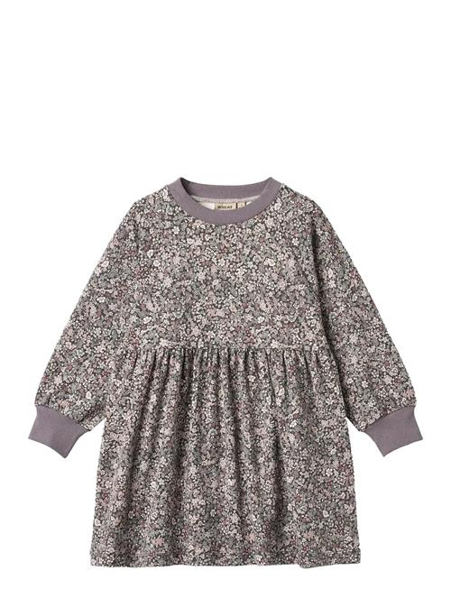 Jersey Dress L/S Dorthea Wheat Purple