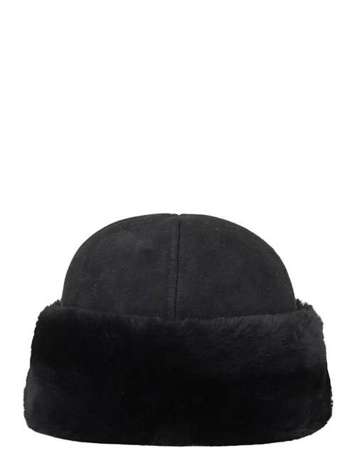 Dora Shearling Hat Becksöndergaard Black
