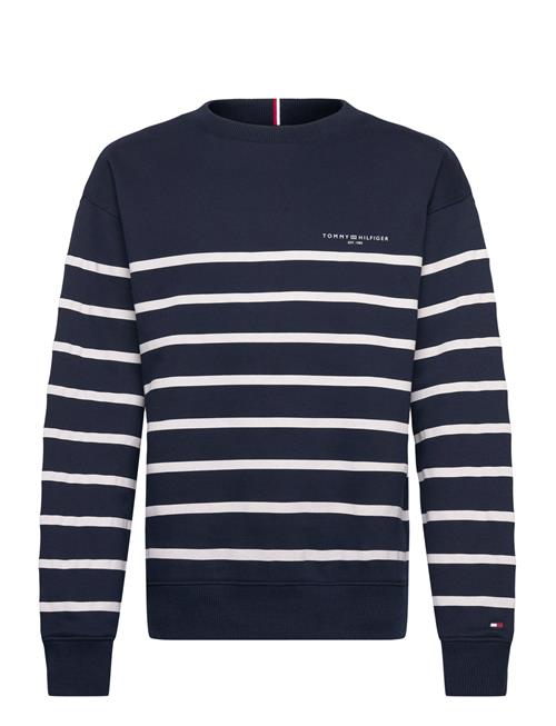 Mini Corp Stripe Crew Neck Tommy Hilfiger Navy