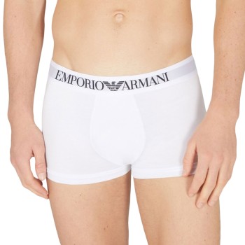Emporio Armani Armani Logo Boxer Brief Hvid bomuld Small Herre