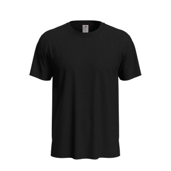 Stedman Classic T Organic Unisex Crew Neck Sort økologisk bomuld X-Large Herre