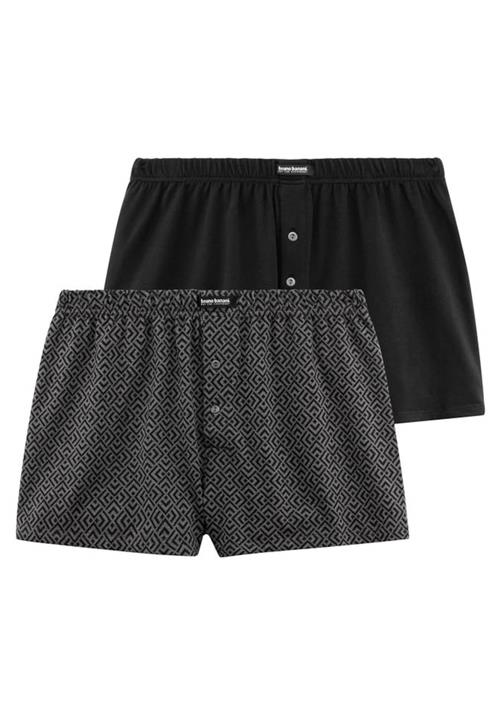Bruno Banani Boksershorts  grå / sort