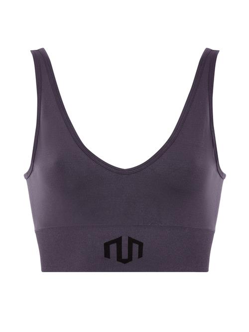 MOROTAI Sports-BH 'Naikan'  mørkegrå / sort