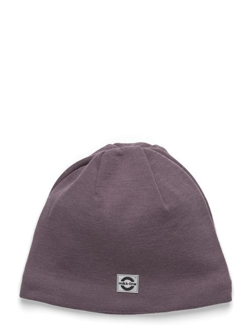 Wool Hat - Solid Mikk-line Purple