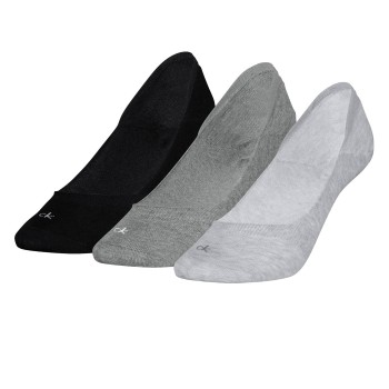 Calvin Klein Strømper 3P Ballerina Socks for Woman Grå Str 35/38 Dame