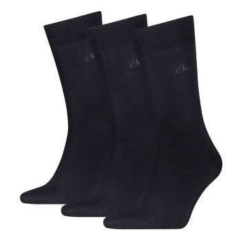 Calvin Klein Strømper 3P Classic Socks For Men Sort Str 43/46 Herre