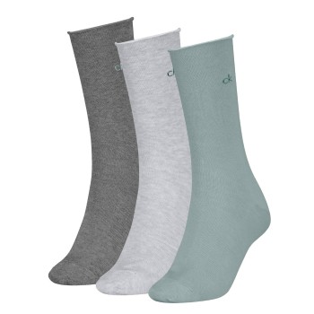 Calvin Klein Strømper 3P Classic Socks For Women Flerfarvet-2 Str 35/38 Dame