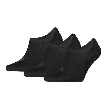Calvin Klein Strømper 3P Footie Men Socks High Cut Sort Str 39/42 Herre
