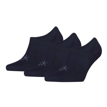 Calvin Klein Strømper 3P Footie Men Socks High Cut Navy Str 39/42 Herre