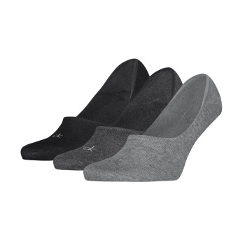 Calvin Klein Strømper 3P Footie Socks For Men Grå Str 39/42 Herre