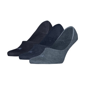 Calvin Klein Strømper 3P Footie Socks For Men Marine/Blå Str 43/46 Herre