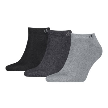 Calvin Klein Strømper 3P Sneaker Socks For Men Grå Str 39/42 Herre