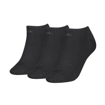 Calvin Klein Strømper 3P Sneaker Socks For Women Sort Str 39/42 Dame