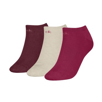 Calvin Klein Strømper 3P Sneaker Socks For Women Flerfarvet Str 39/42 Dame