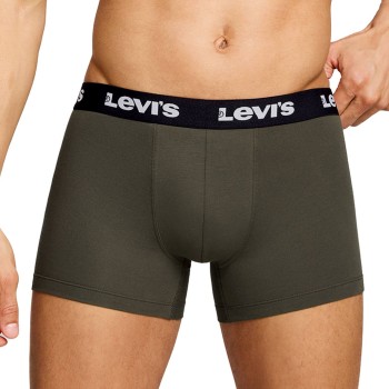 Levis 2P Repeat Logo Boxer Brief Khaki bomuld Medium Herre