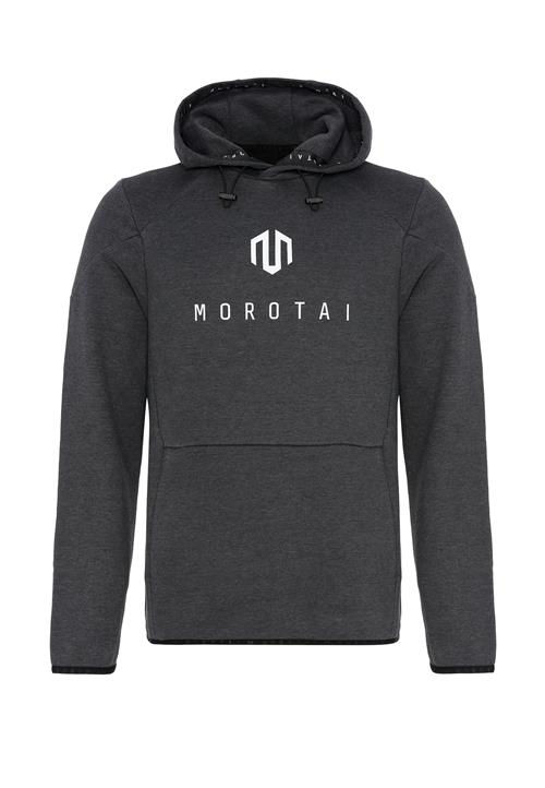 MOROTAI Sweatshirt 'Neo'  mørkegrå / hvid