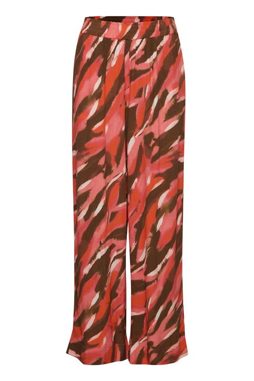 Fransa Bukser 'Kaiya'  oliven / rød / lys rød