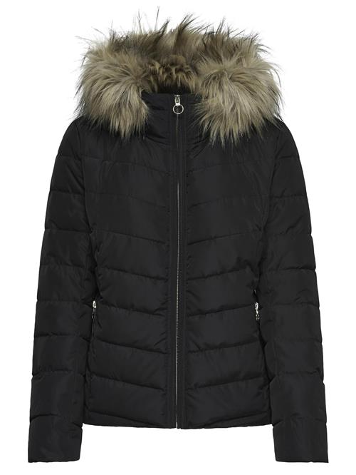 ONLY Overgangsjakke  taupe / sort