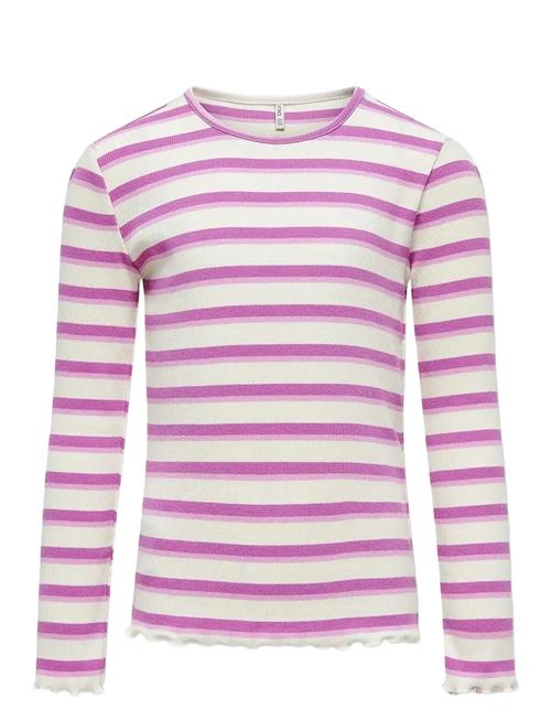 Kogevig L/S Rib Top Jrs Kids Only Pink