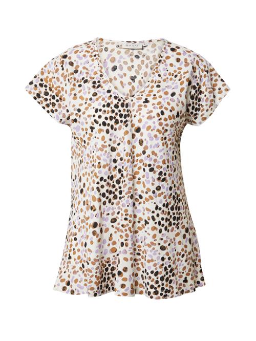 Masai Bluse 'MAKallo'  lysebrun / lilla / sort / hvid