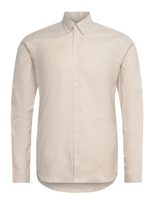 Yarn Dyed Oxford Superflex Shirt L/ Lindbergh Cream