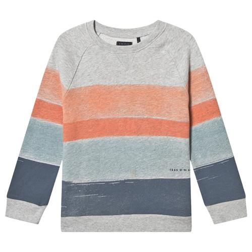 IKKS Multi Stribe Sweatshirt Grå 12 Y    12 år  mand