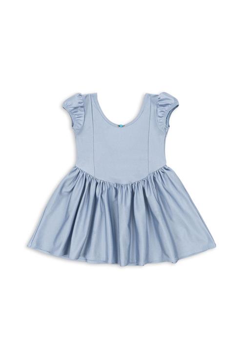 Konges Sløjd Mousse Puff-kjole Zen Blue  Zen Blue 4 Y  Blå  4 år  kvinde