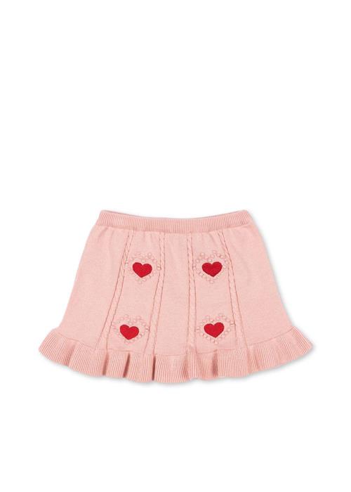 Konges Sløjd GOTS Soleil Strikket Nederdel Silver Pink  Silver Pink 5-6 Y  Lyserød  5-6 år  kvinde