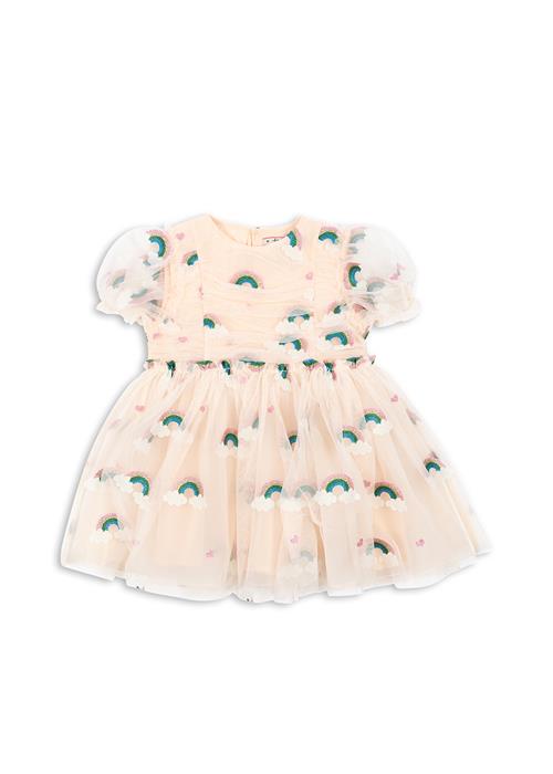 Konges Sløjd Tullie Kjole Rainbow Glitter  Rainbow Glitter 2 Y  Lyserød  2 år  kvinde