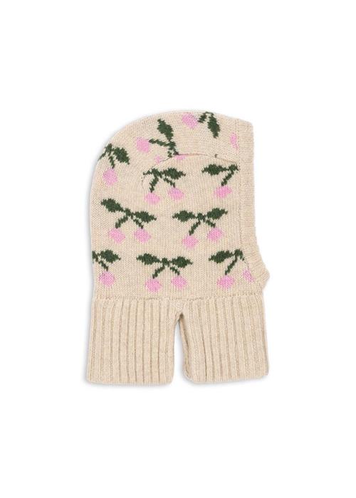 Konges Sløjd Belou Strikket Balaclava Cherry  Cherry 2-4 Y  Beige  2-4 år  kvinde