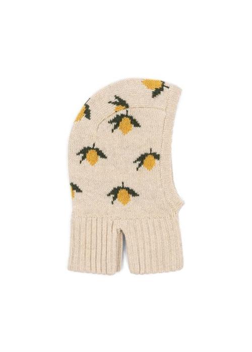 Konges Sløjd Belou Strikket Balaclava Lemon  Lemon 5-8 Y  Beige  5-8 år  unisex