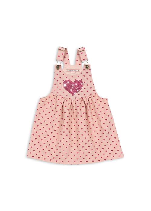 Konges Sløjd GOTS Nola Spencer-kjole Med Pailletter Berry Coeur  Berry Coeur 4 Y  Lyserød  4 år  kvinde