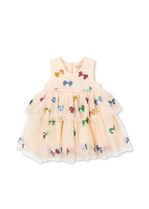 Konges Sløjd Yvonne Fe-kjole Bow Coloré  Bow Coloré 3 Y  Creme  3 år  kvinde