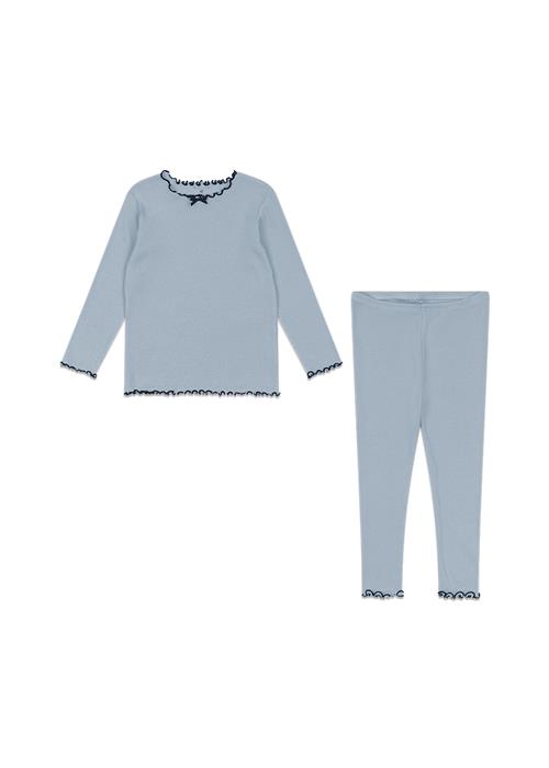 Konges Sløjd Rivi Rib Set Ocs Blue Fog Blue Fog 5-6 Y  Blå  5-6 år  mand