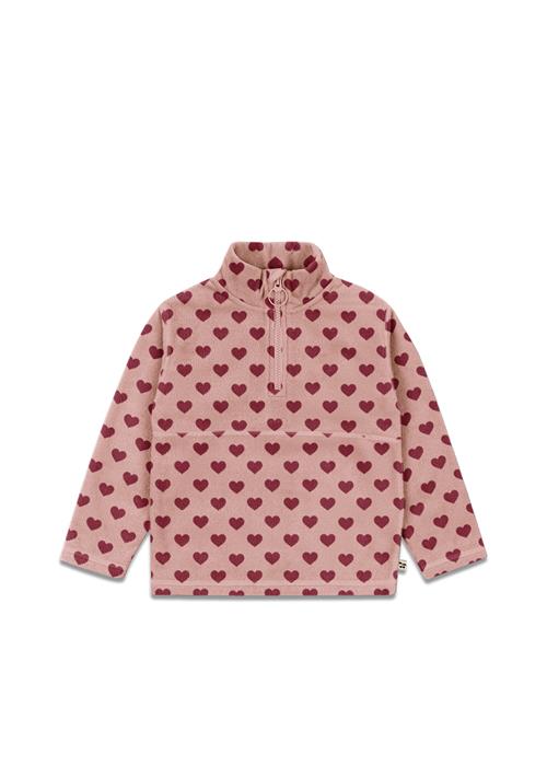 Konges Sløjd Tavi Fleece-sweatshirt Coeur Mellow  Coeur Mellow 12 months  Lyserød  12 måneder  kvinde