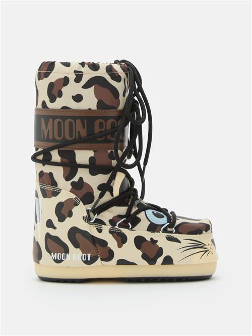 Moon Boot Mb Icon Animal Snestøvler Leopard  Leopard-35-38 EU  Beige  35-38 EU  kvinde