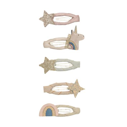 Mimi & Lula Mini Unicorn Celeste 5 Clic Clacs Pink  Pink-3-8 Y  Lyserød  3-8 år  kvinde